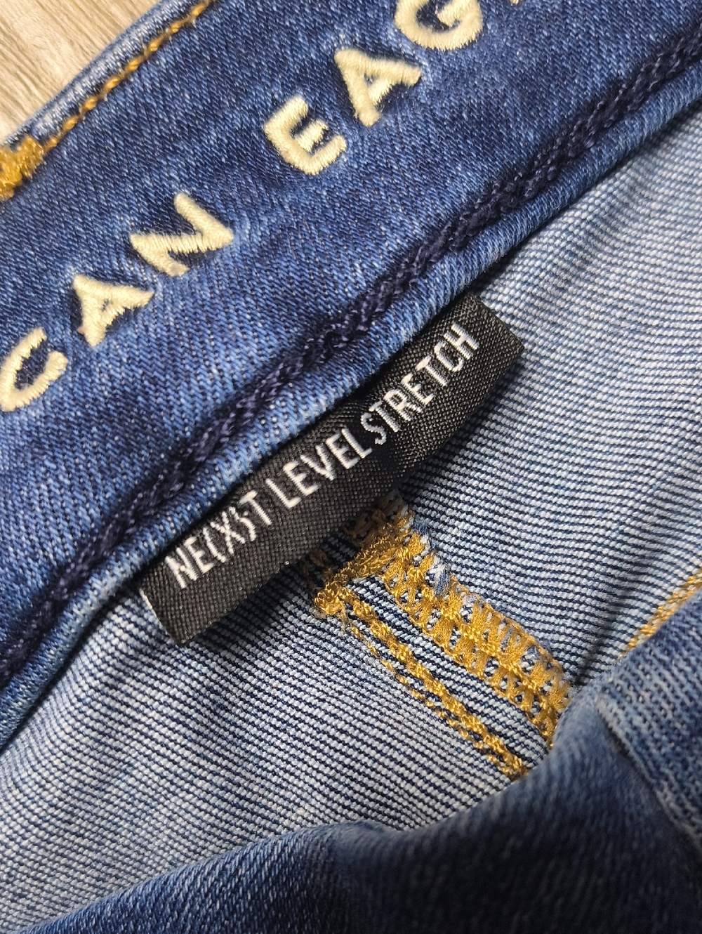 Curvy Jegging w/29" Inseam High Rise 🦅 American Eagle Size 10 sac700 - Picture 6 of 6